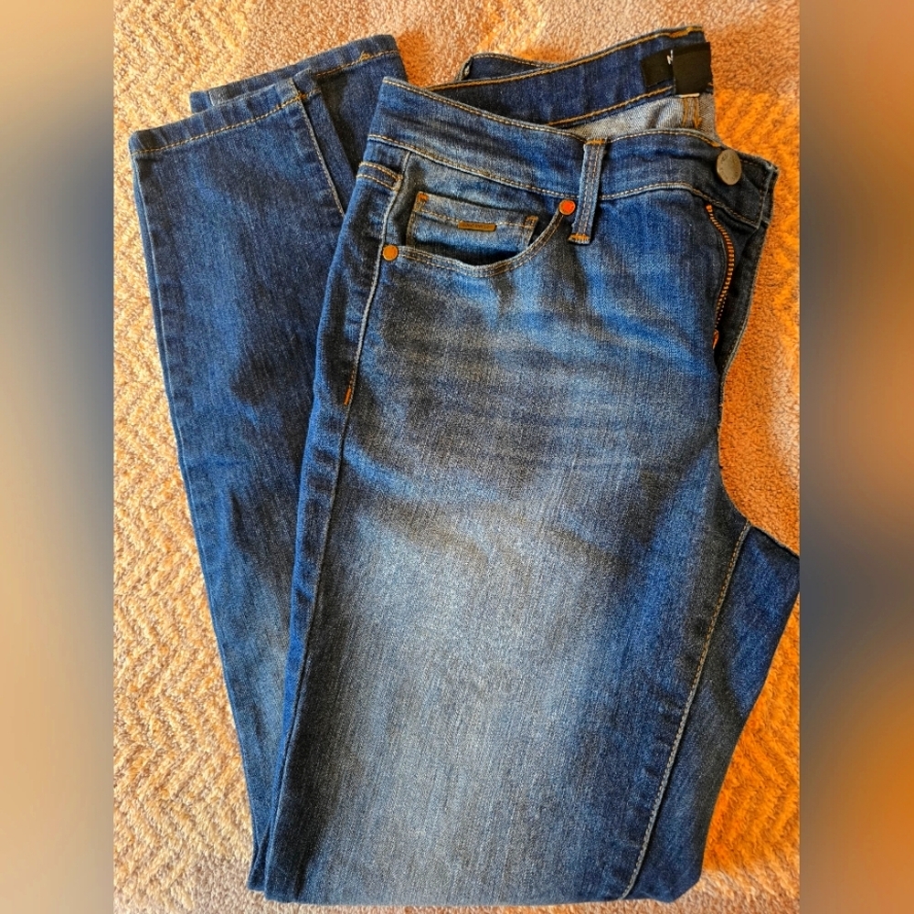 Nine West Classic Skinny Jeans Women’s Size 4 Blue Mid Rise Stretch Denim